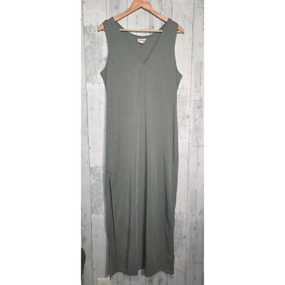 Open Edit Wear Two Ways Sleeveless Maxi Ankle Dress Sz. S - Picture 2 of 5